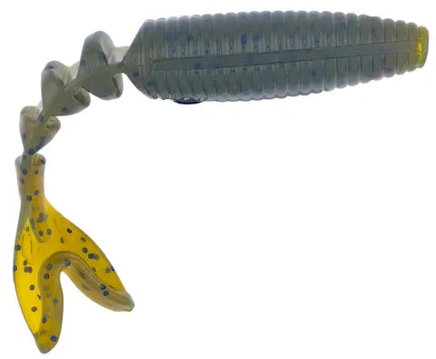 4" YAMAMOTO ZAKO BAIT GREEN PUMPKIN W/BLK FLAKE 6PK