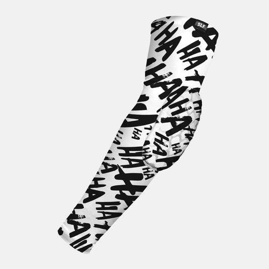 Ha Ha Ha Black White Padded Arm Sleeve
