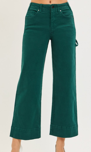 Hunter Green Risen HR Crop