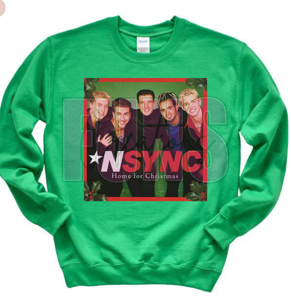 NSync Home For Christmas DTF Transfer