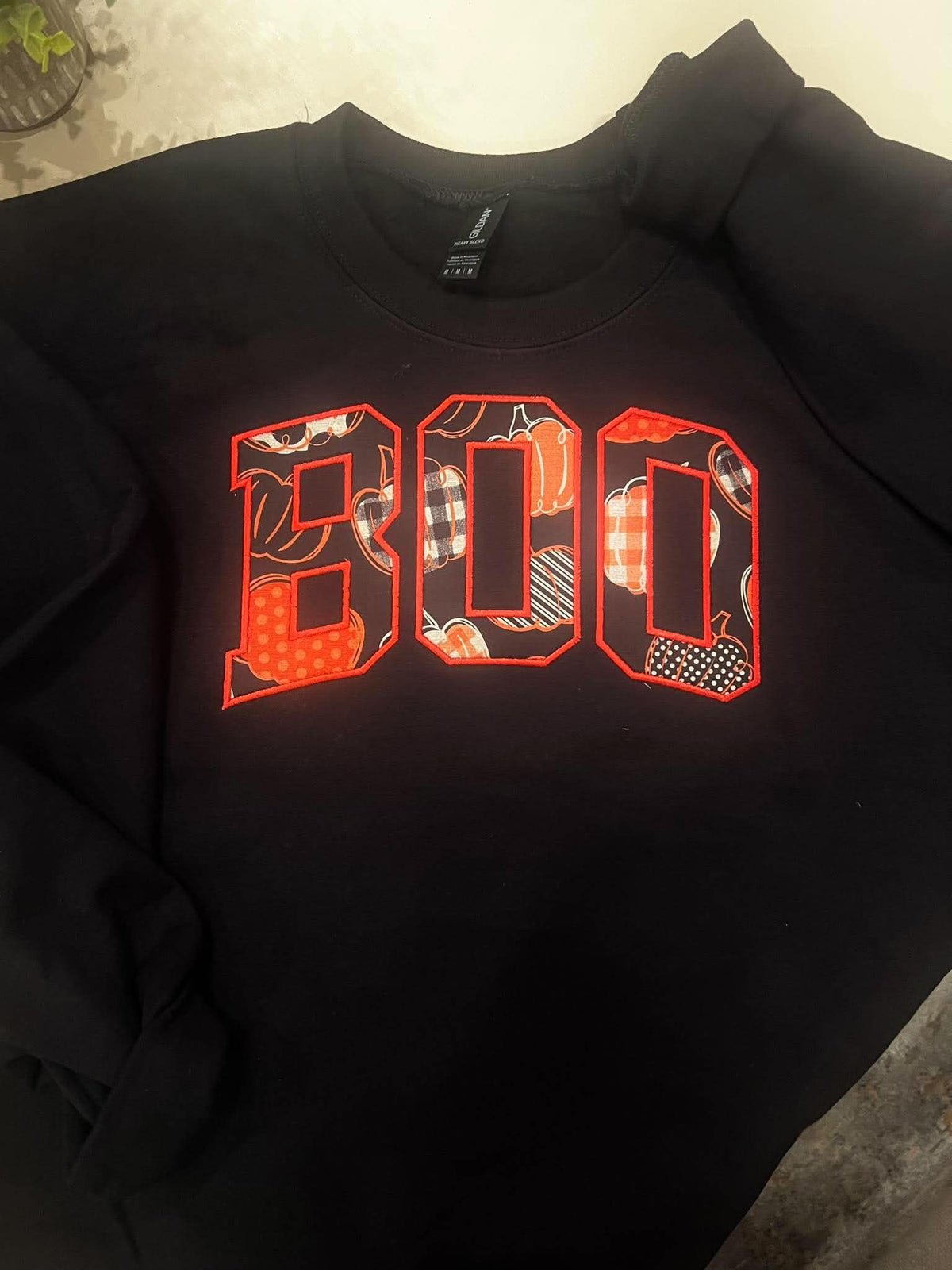 BOO Applique Sweatshirt