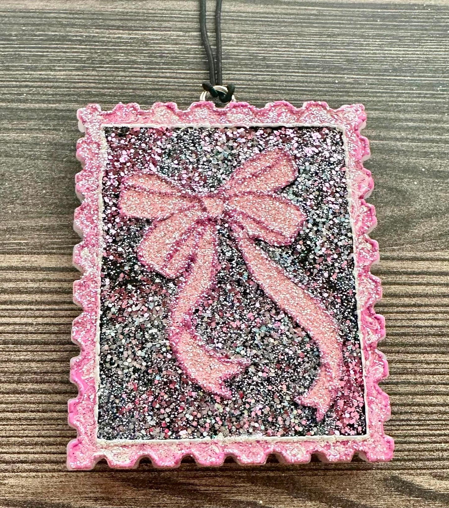 Glitter Bow Frame- Sol #68
