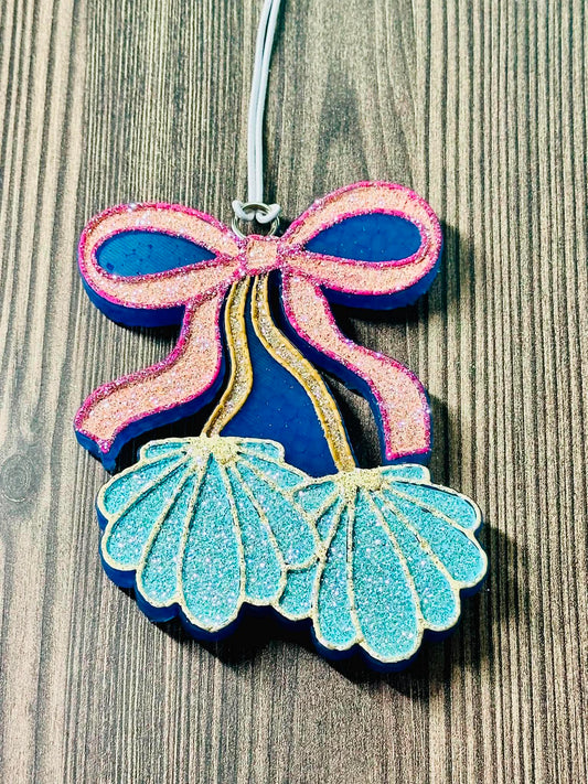Sea Shell Bow- Lemon Verbana