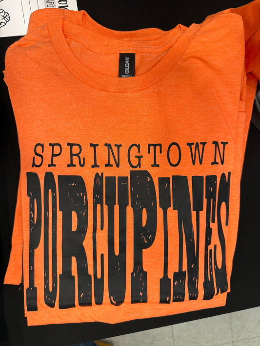 Orange Porcupines