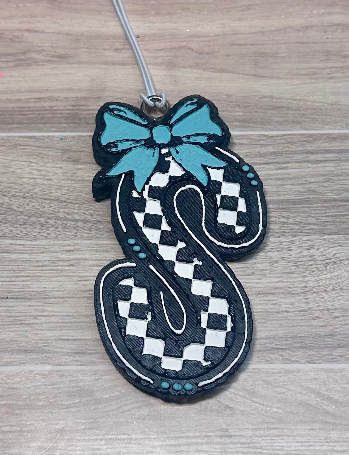Checkered S - Black Cherry