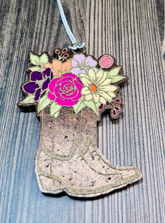 Flower Boots - Oilfield Trash