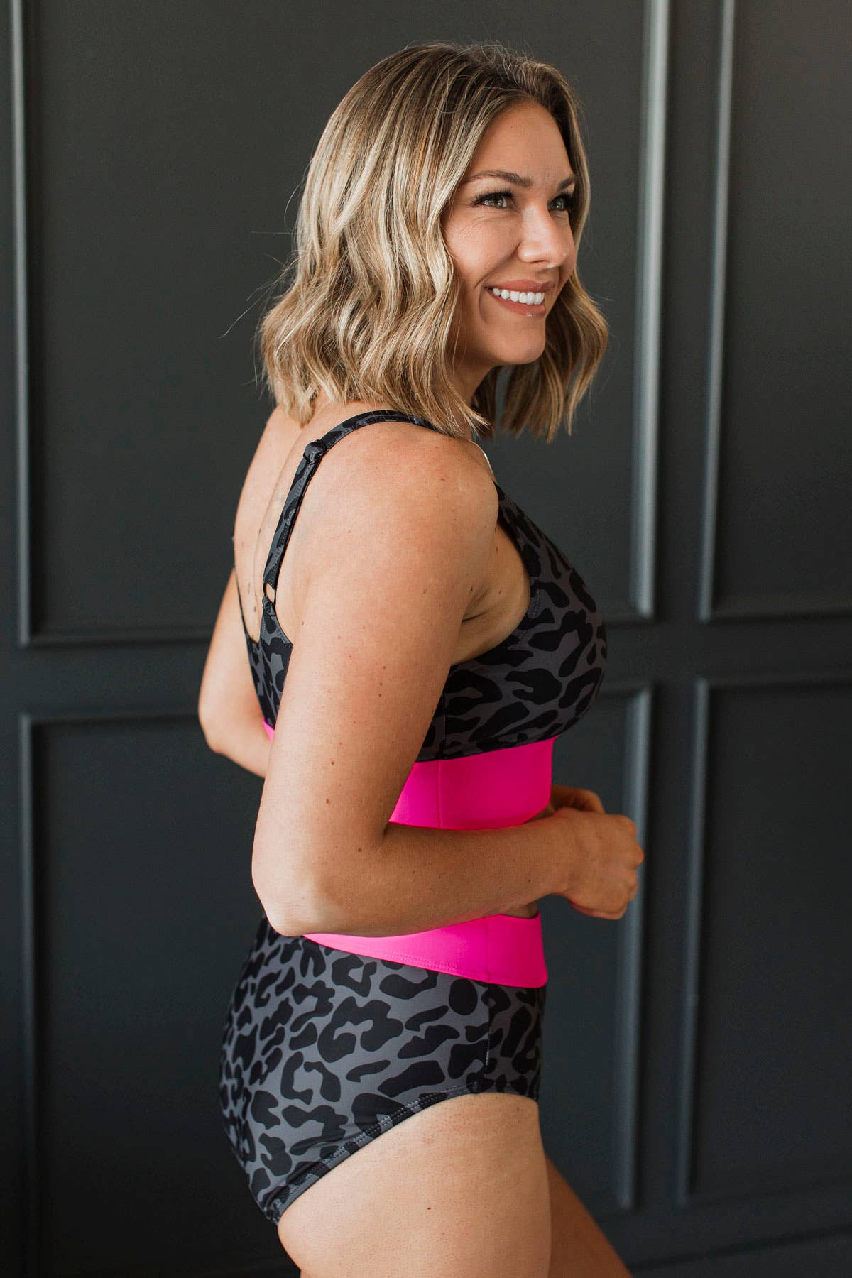 LEOPARD AND NEON PINK BIKINI SET - Thistle Canyon Co.