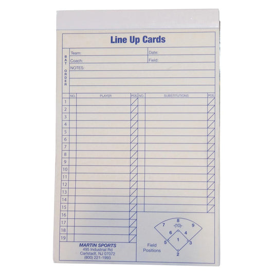 Line up cards 12