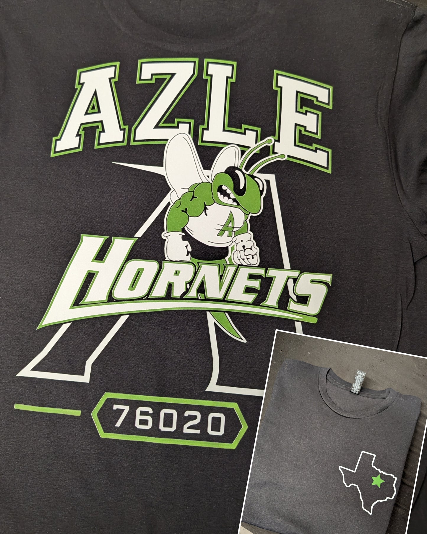 Azle A Logo Back - Texas Pocket