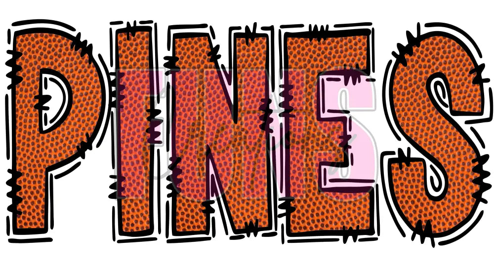 Pines Basketball Letters