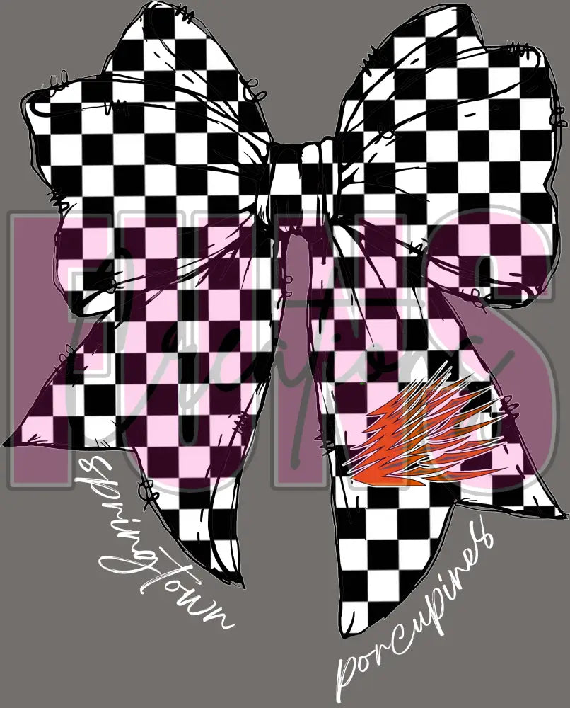 Pines Checkered Bow