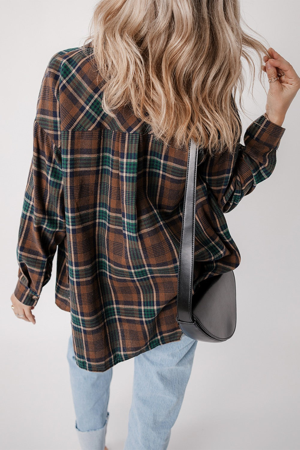 KAILEY PLAID BUTTON UP