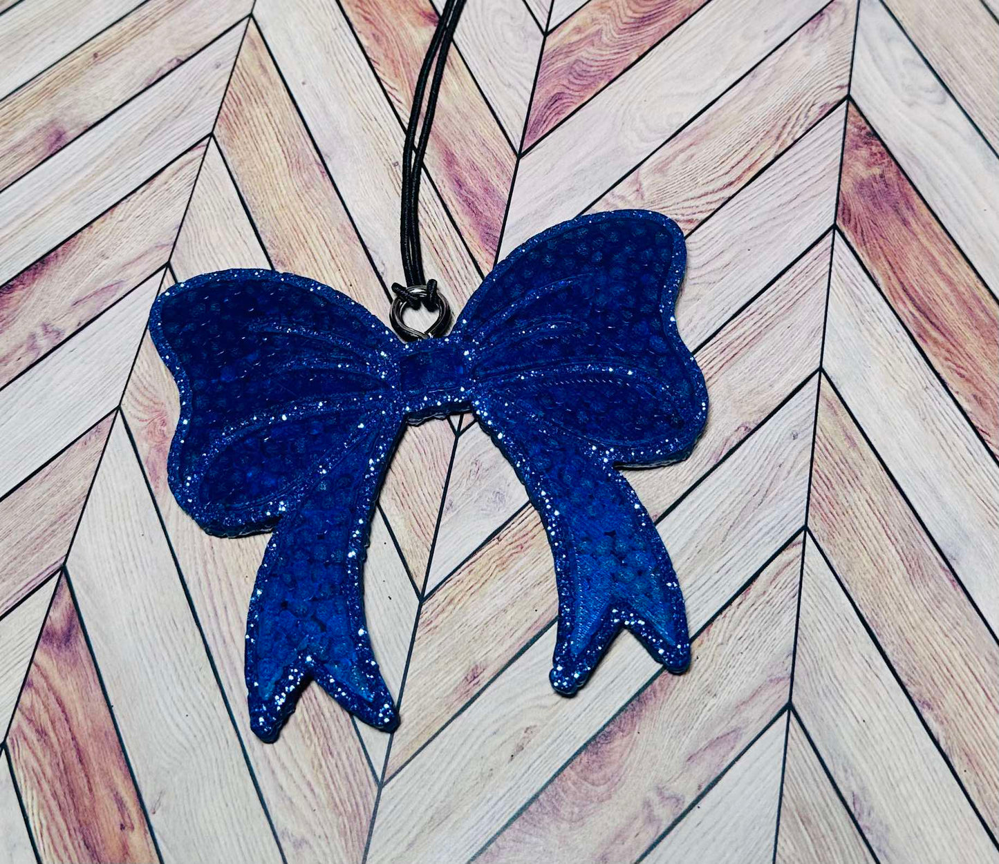 Navy Bow - Pink Sugar