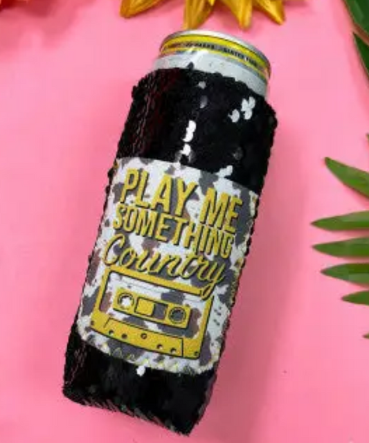 Play Country Sequin Koozie