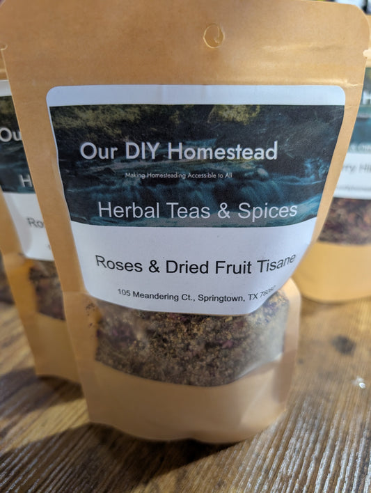 Roses & Dried Fruit Tea Blend
