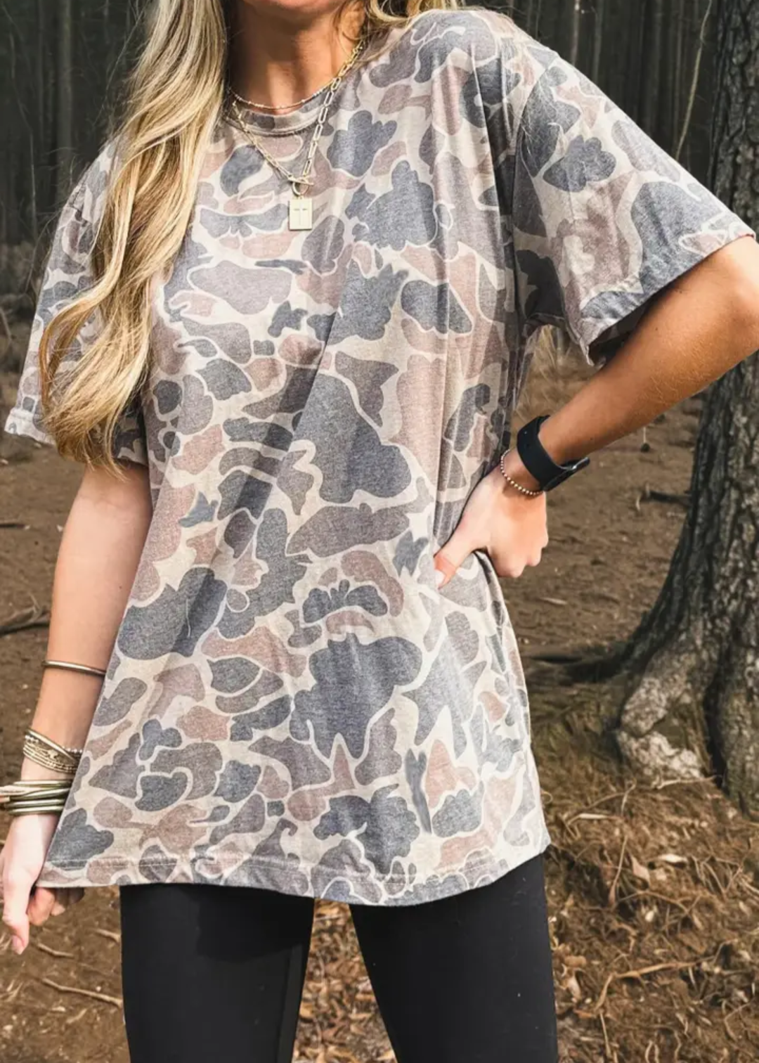 Camo Oversized Tee