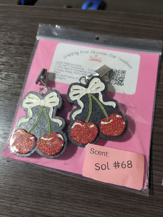 Cherry Vent Clips - Sol #68