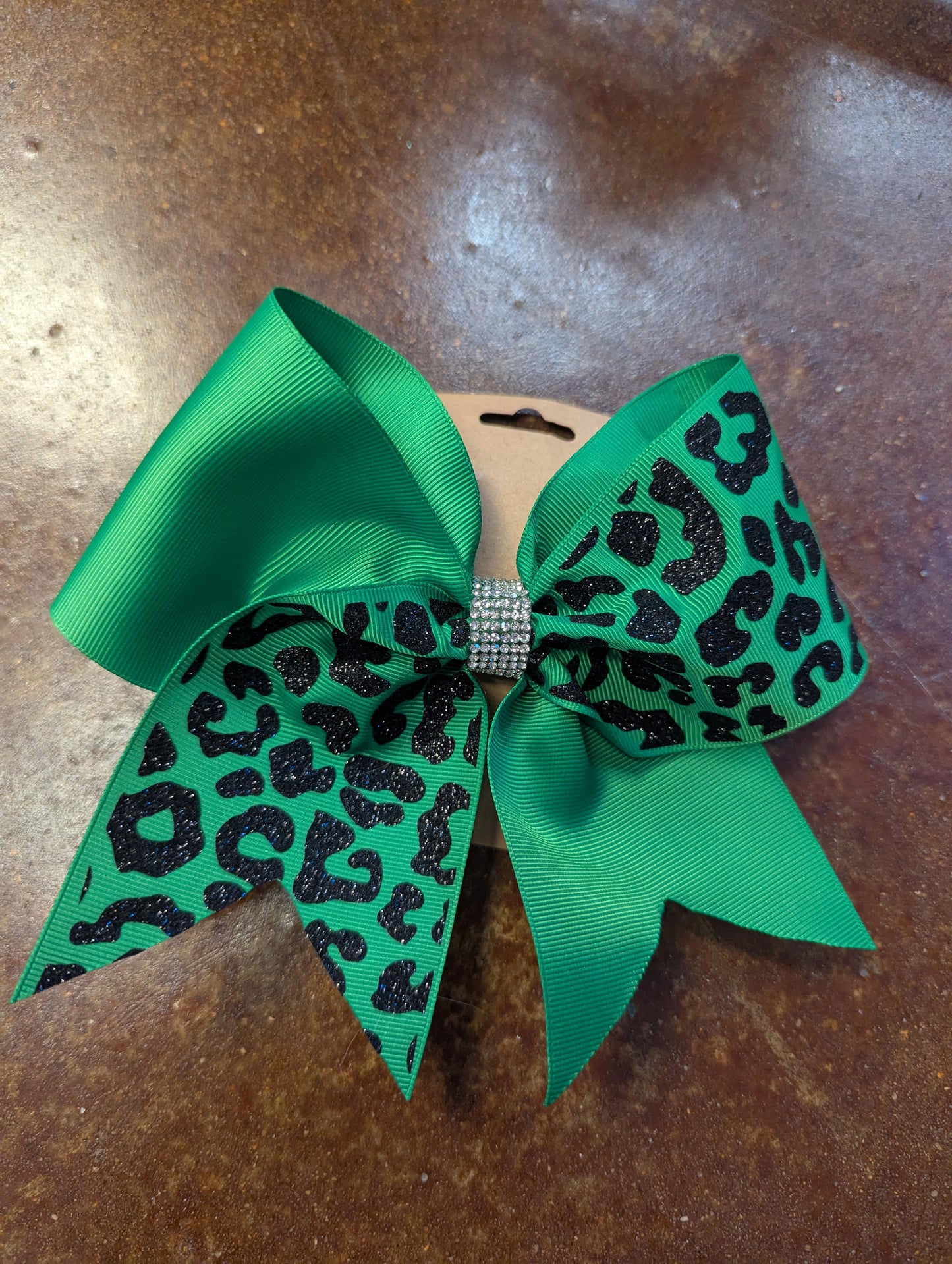 Leopard Ribbon Bow