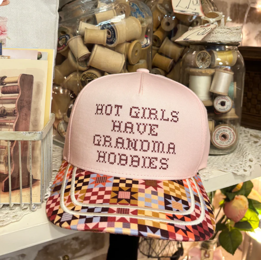 Hot Girls Grandma Hobbies Hat