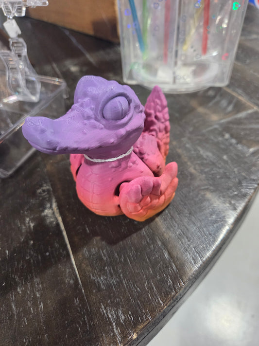 3D Crocodile Duck