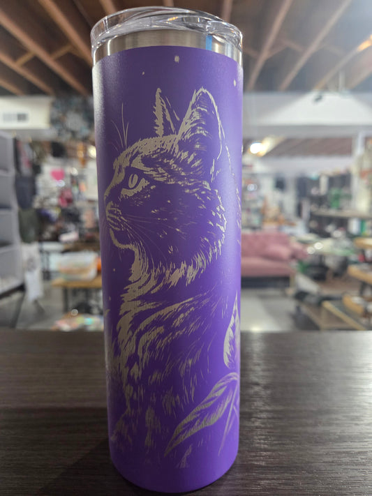 Cat & Butterfly Tumbler