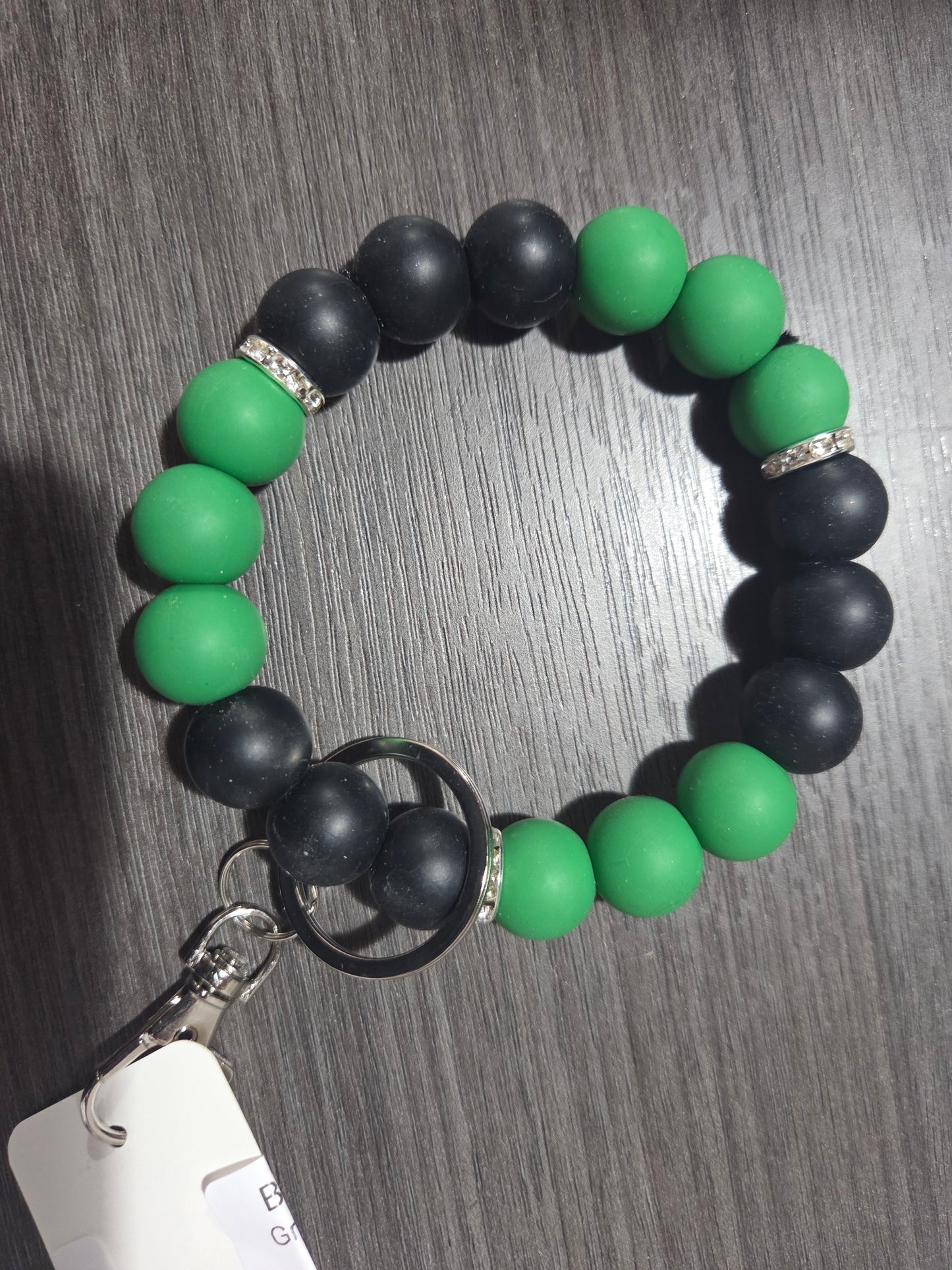 Green/Black Wristlet