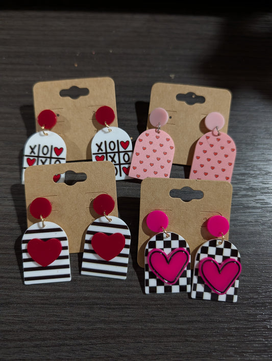 VDay Rainbow Earrings