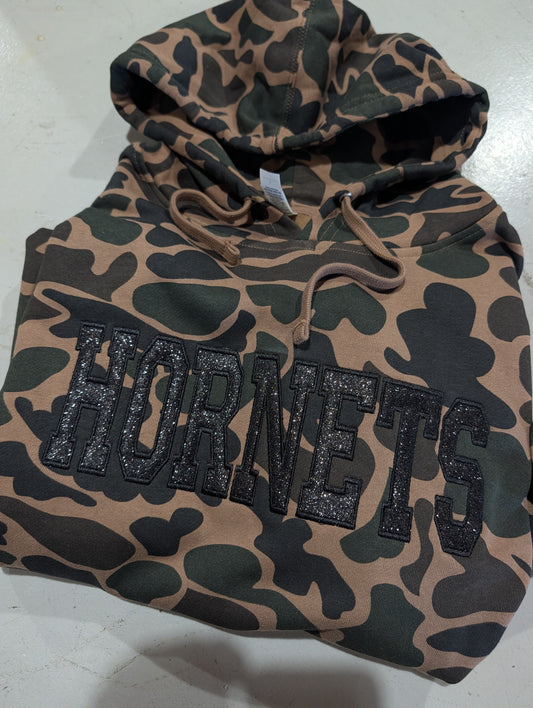 Hornets Glitter Duck Camo Hoodie