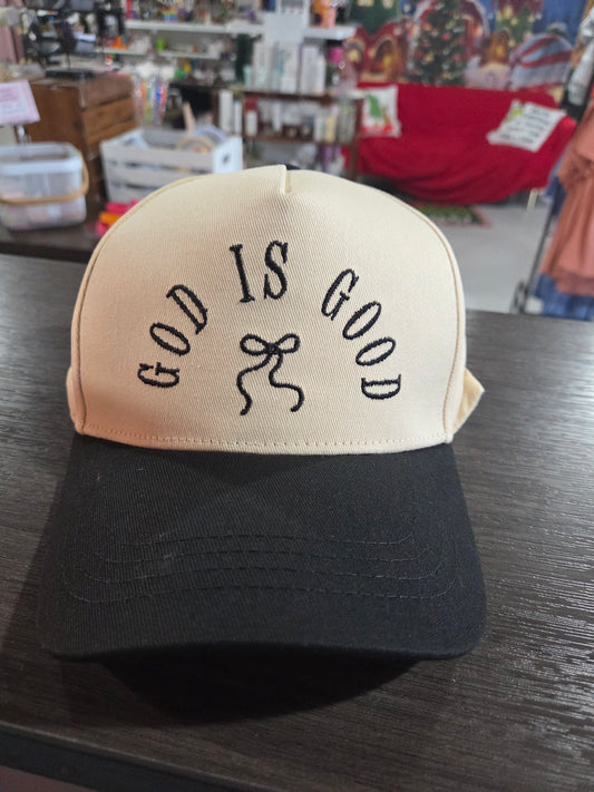 God Is Good Bow Hat