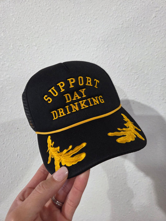 Support Day Drinking Gold/Blk