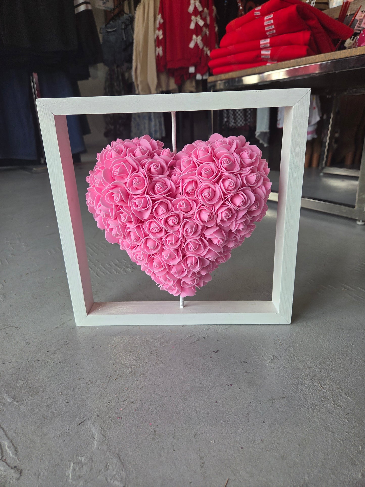 Pink Heart In Frame