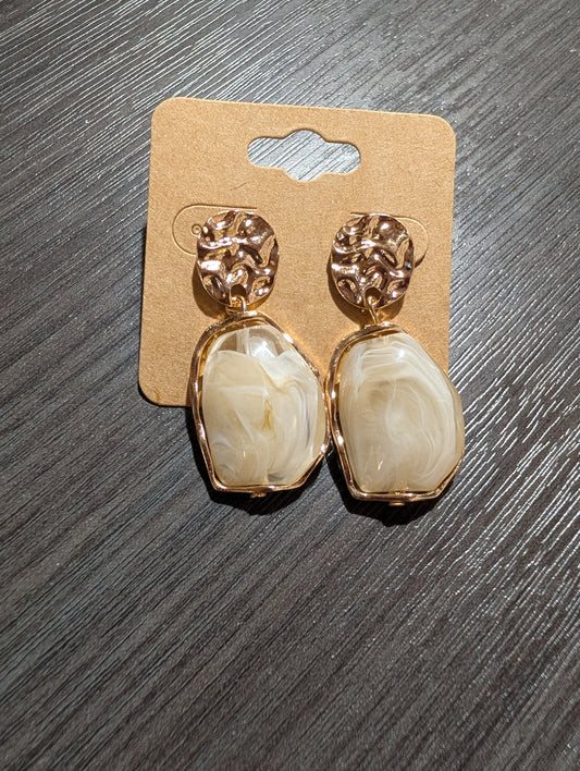 Gold Stone Dangle