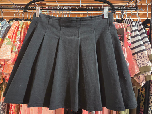 Black Pleated Skirt