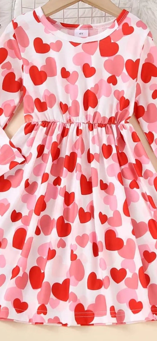 Girls Heart Dress