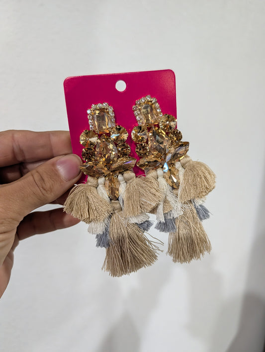 Gold Fringe Earrings