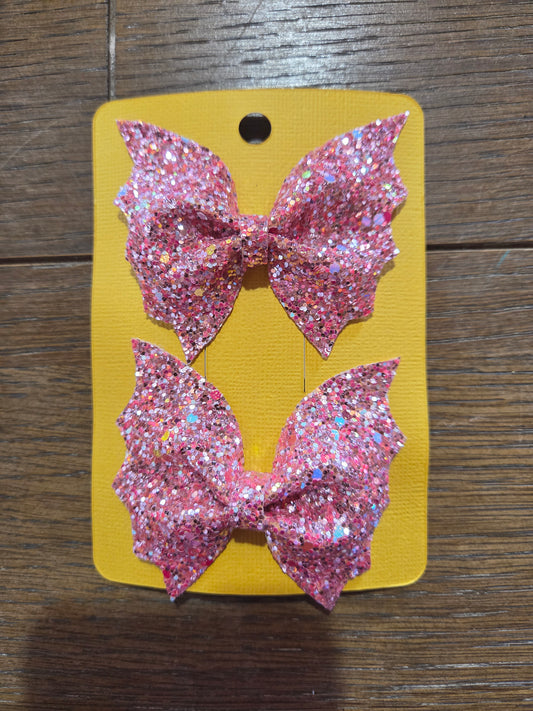 Glitter Piggie Bows