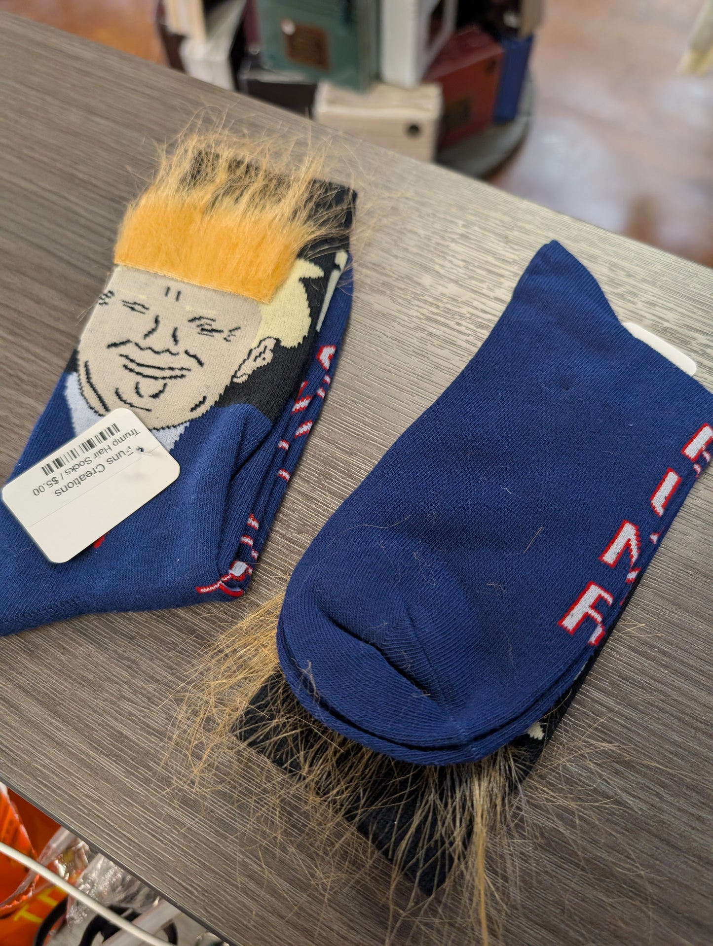 Trump Hair Socks