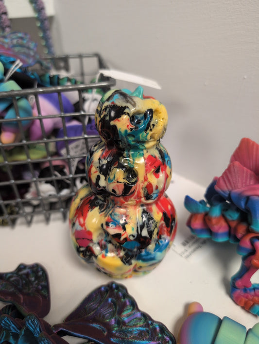 3D Stacked Pumpkins