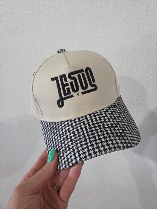 Jesus Houndstooth Hat