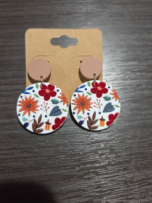 Fall Circle Dangle