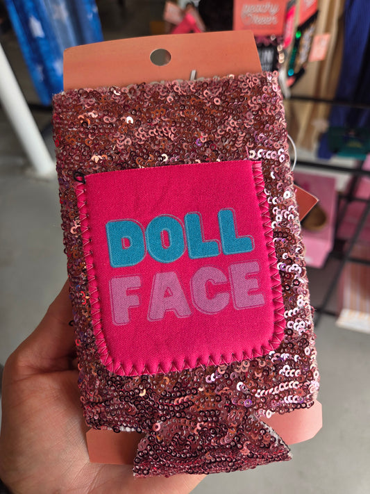 DollFaceSequin Koozie