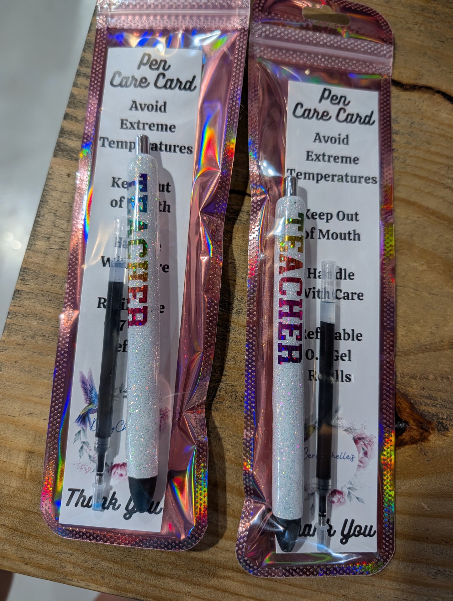 Teacher Rainbow Gel Pen