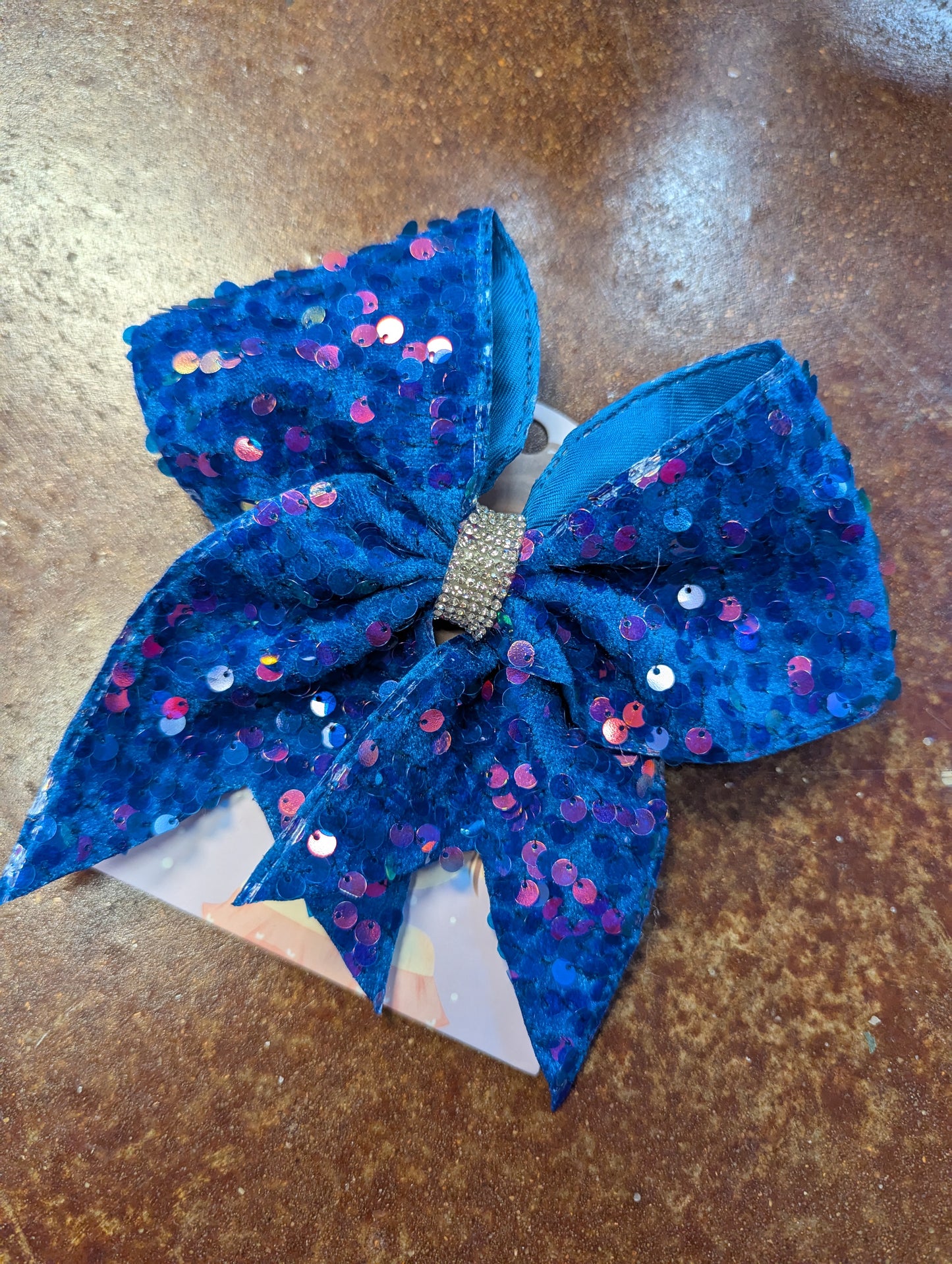 Sequin Pony Bow