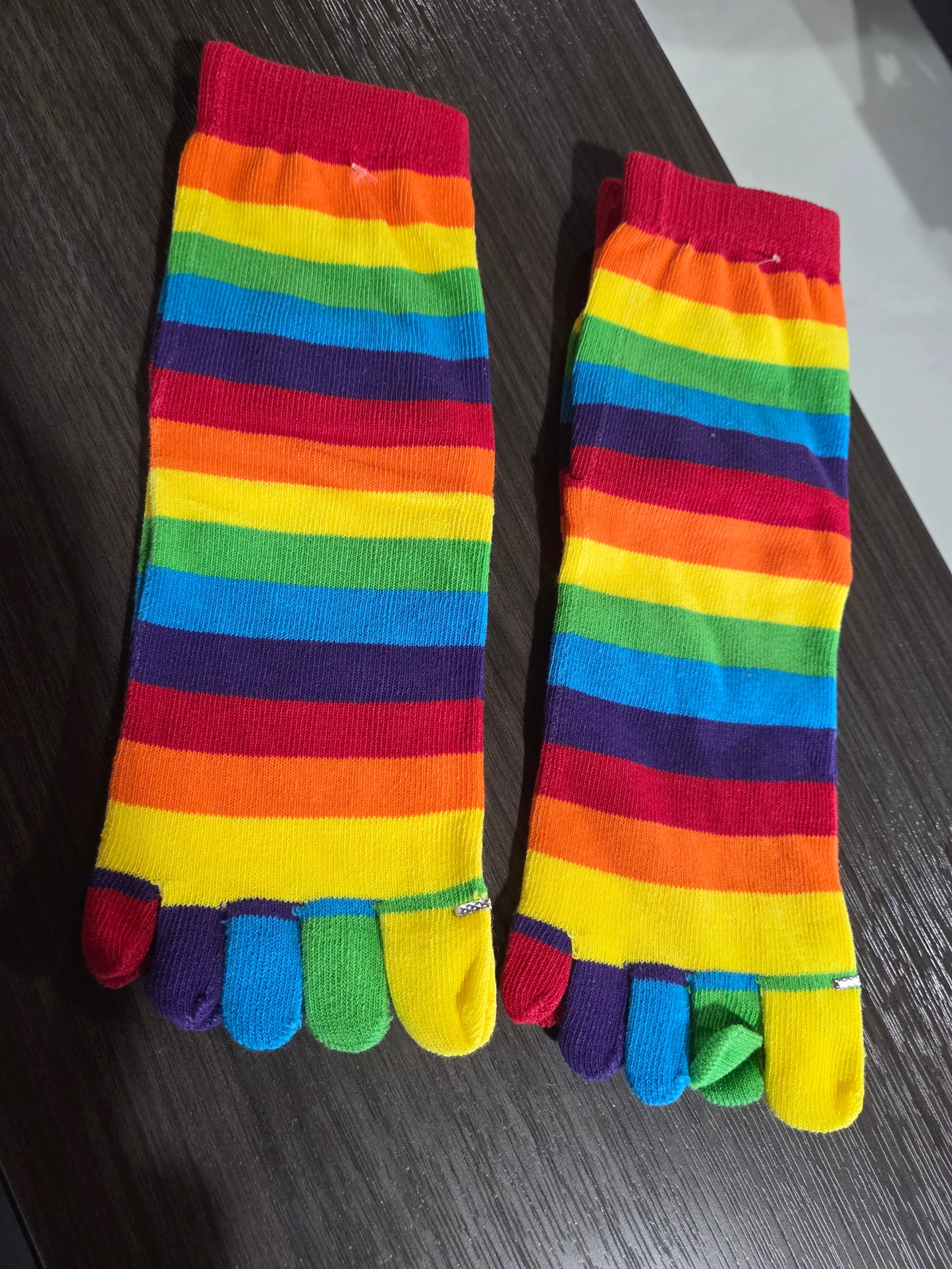 Rainbow Toe Socks