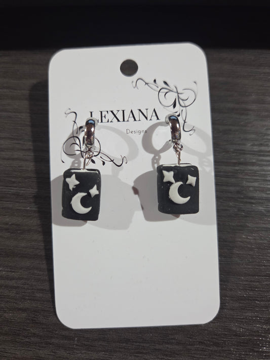 Moon/Stars Book Dangle
