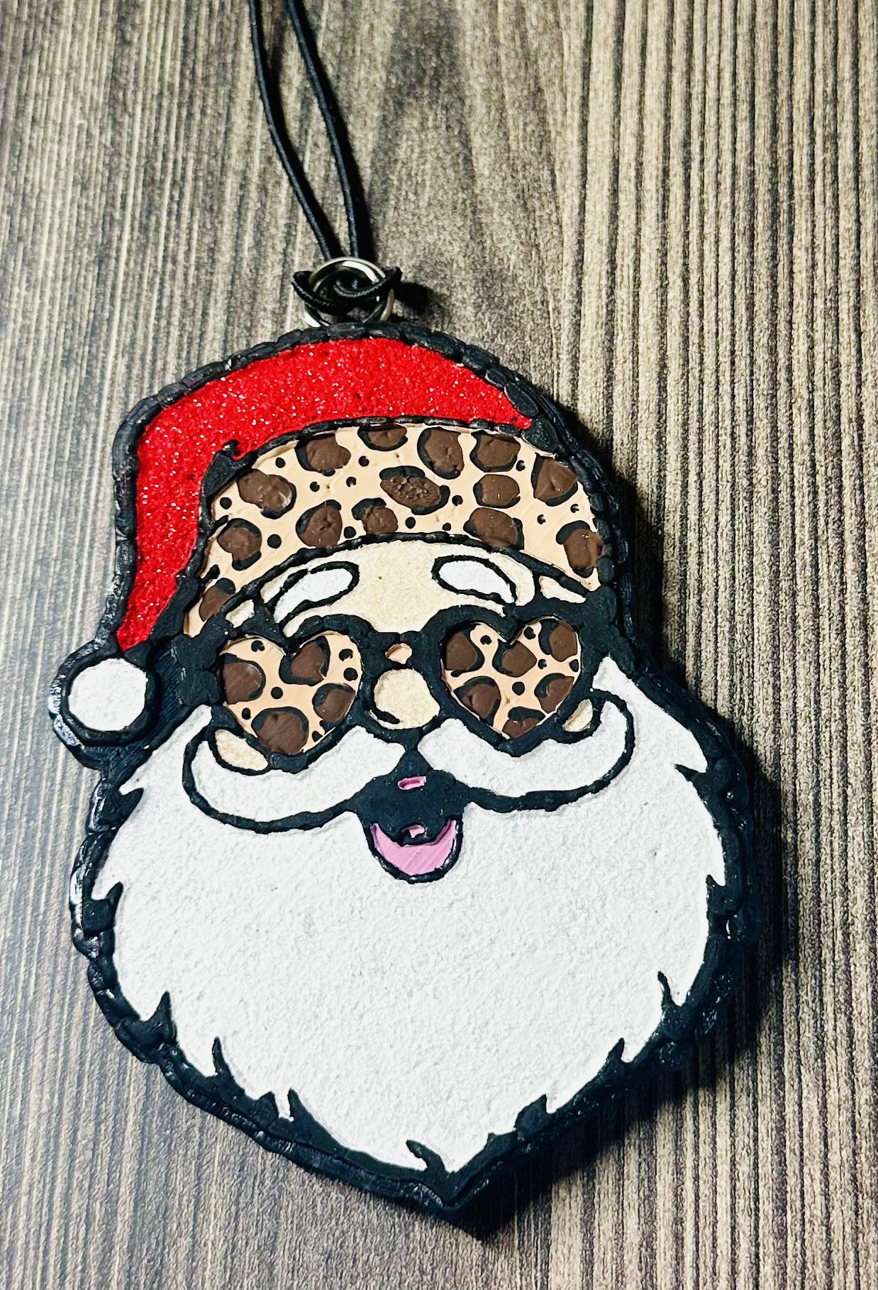 Leopard Santa - Leather