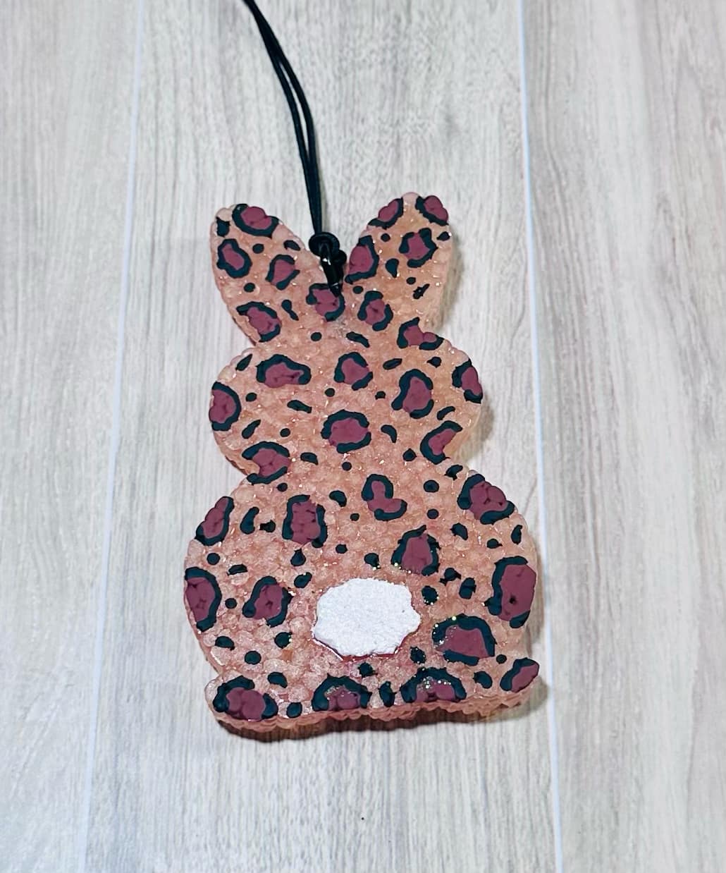 Leopard Bunny - Leather & Brandy