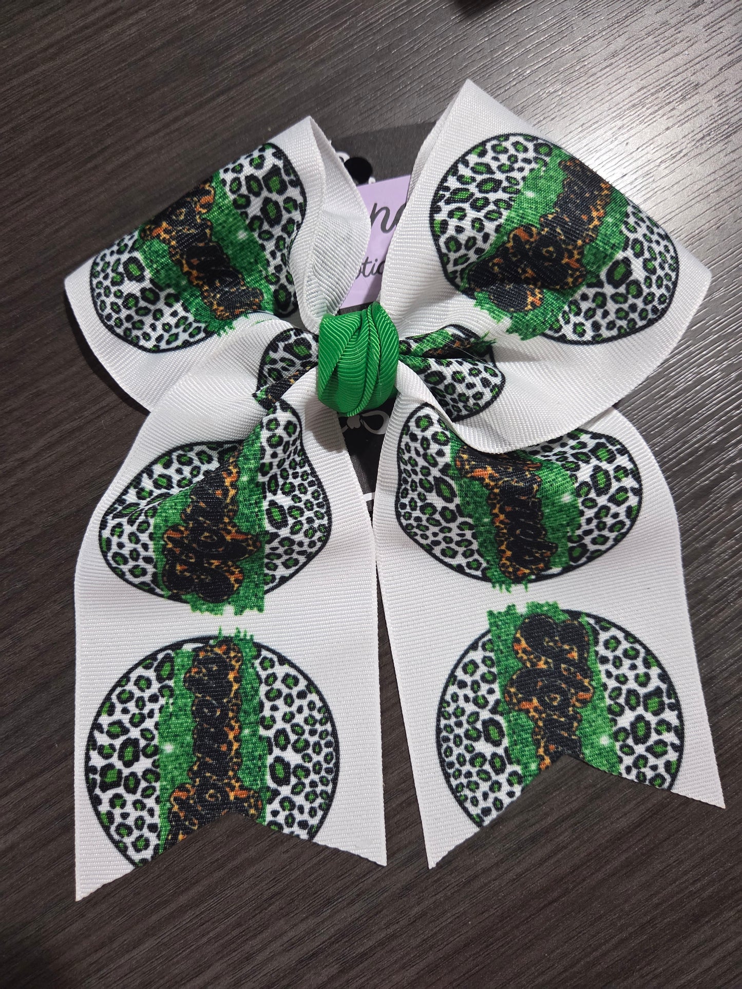 Hornets Circle Cheer Bow