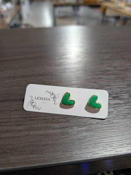 Green Heart Stud