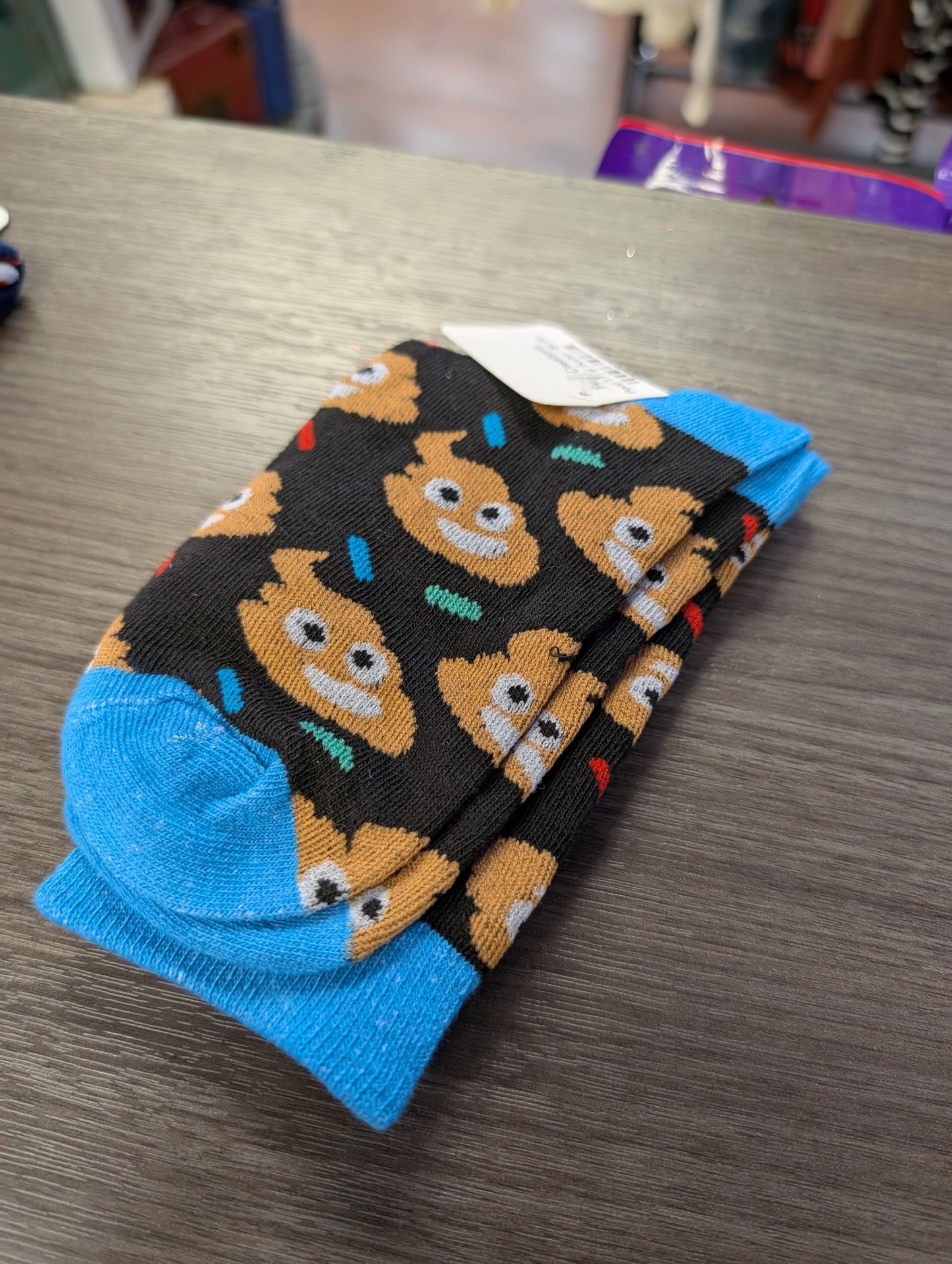 Poop Emoji Socks